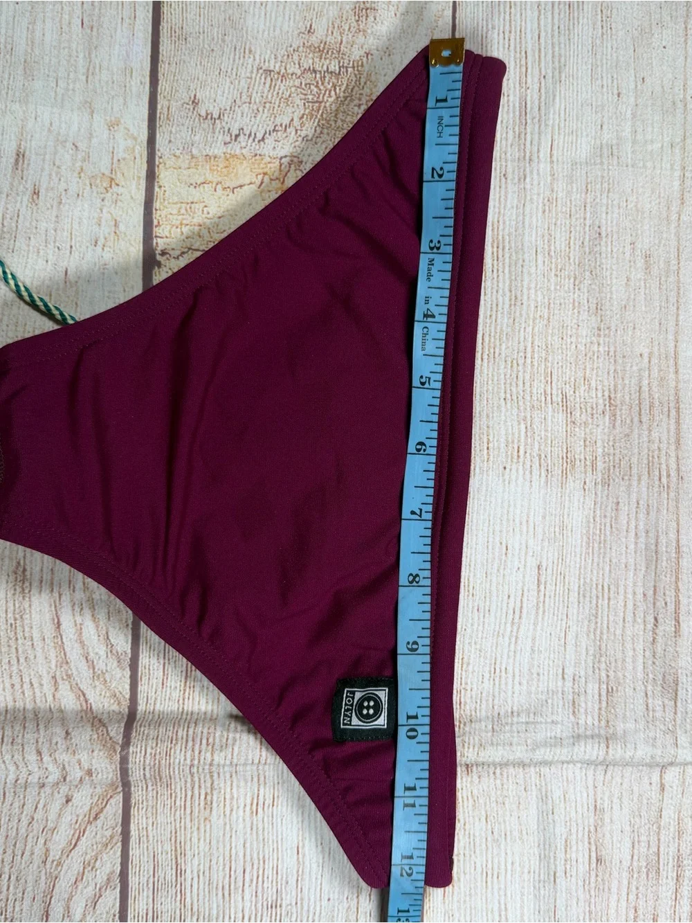 Jolyn Clothing Plum “Europe 2” Bikini Bottom - Deep Berry - Lap Swim, Sporty
